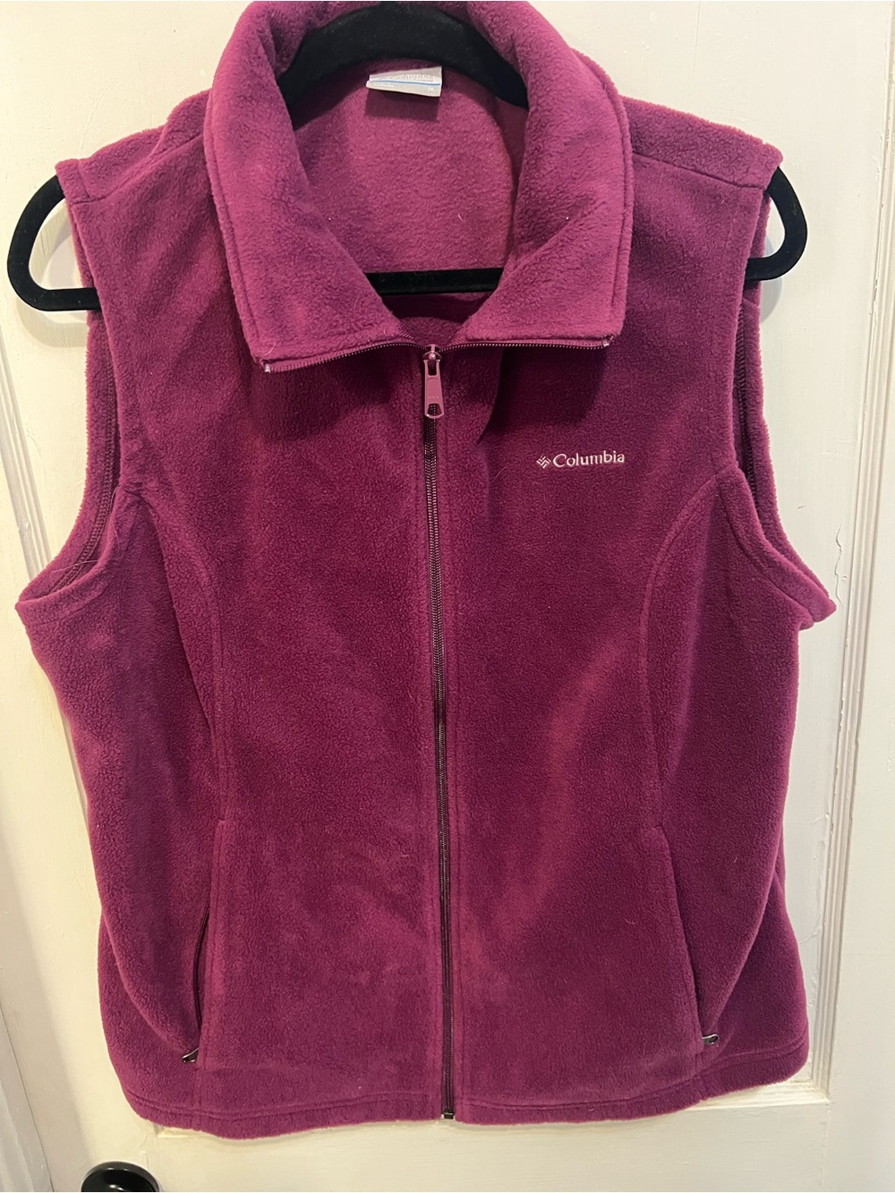Columbia Fleece Jacket in Deep Berry